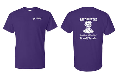 ABE'S HIDEOUT TSHIRT (P.8000)