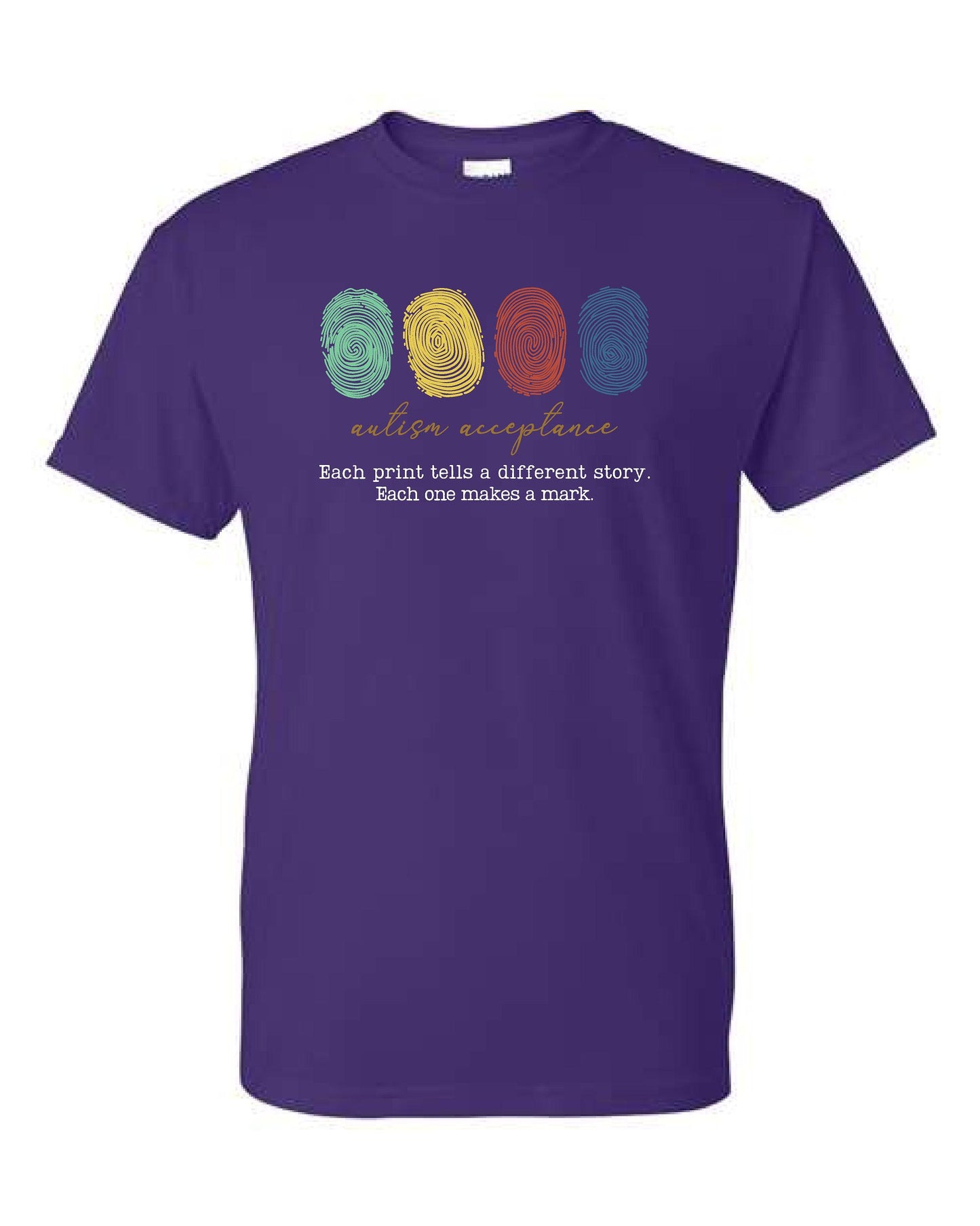 Autism Acceptance Unisex T-Shirt (P.8000/8000B)
