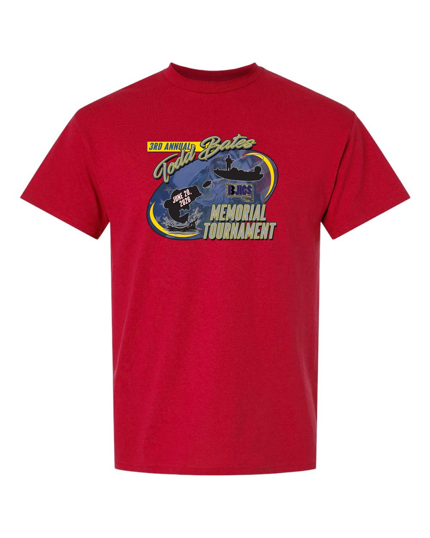 3rd Annual Todd Bates Memorial Tournament Gildan Unisex T-Shirt (P.8000/8000B)