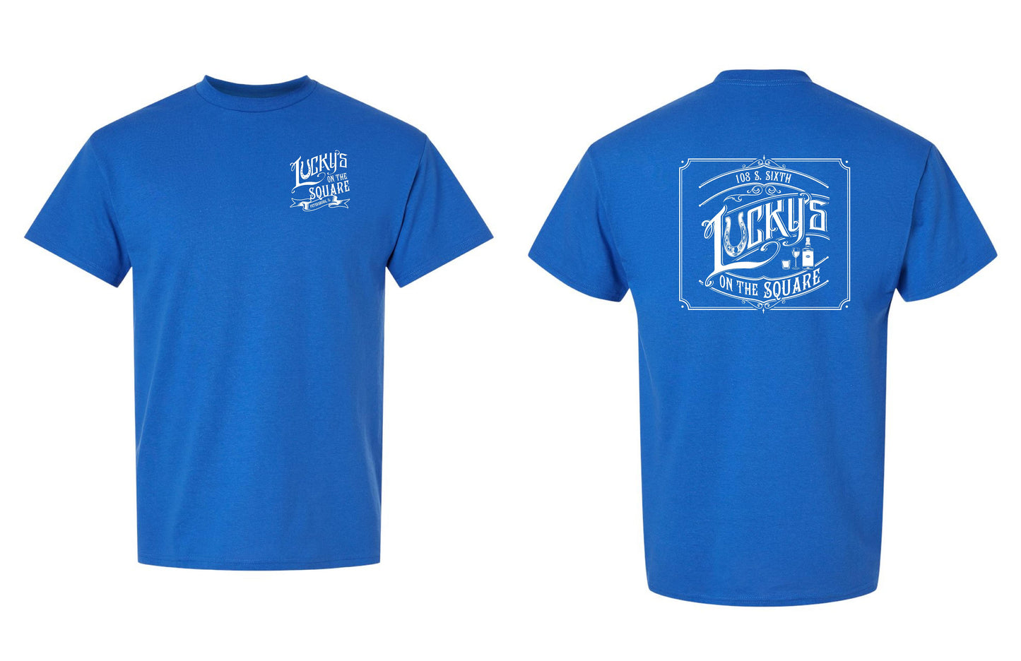 LUCKY'S ON THE SQUARE UNISEX TSHIRT (P.8000)
