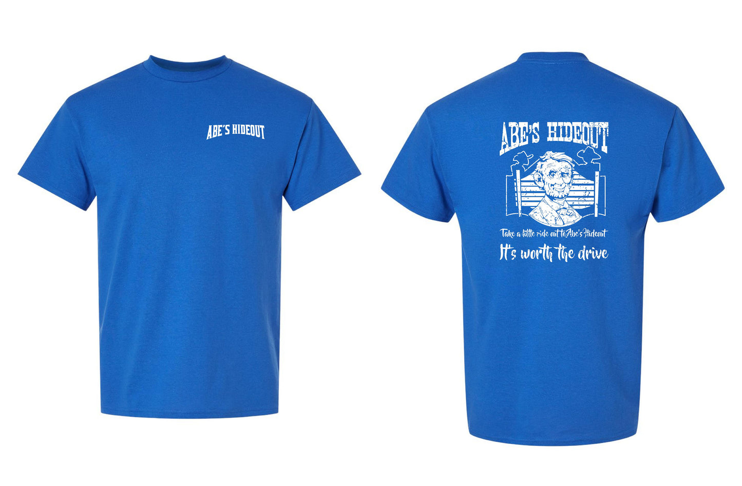 ABE'S HIDEOUT TSHIRT (P.8000)