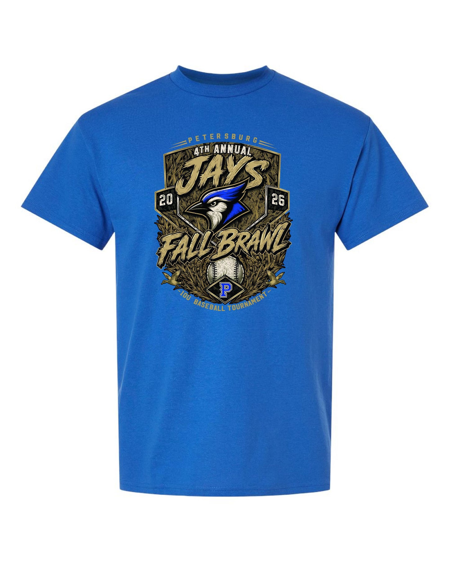 Petersburg Baseball Fall Brawl Unisex TSHIRT (P.8000)