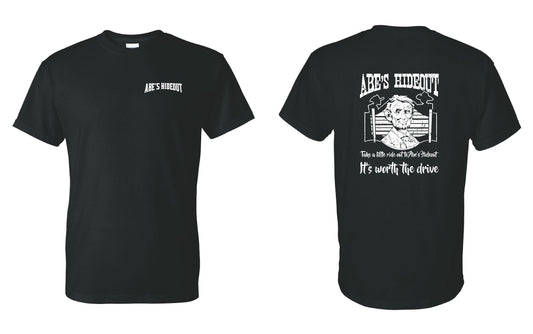 ABE'S HIDEOUT TSHIRT (P.8000)