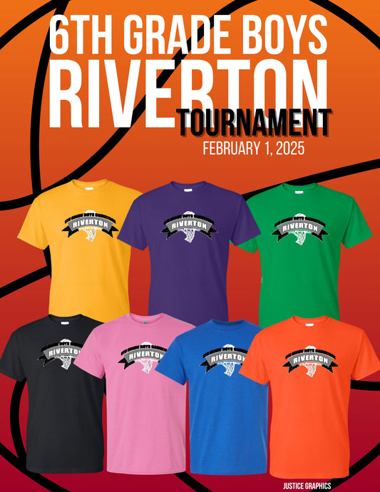 6TH GRADE BOYS BASKETBALL RIVERTON TOURNAMENT T-Shirt (P.8000)