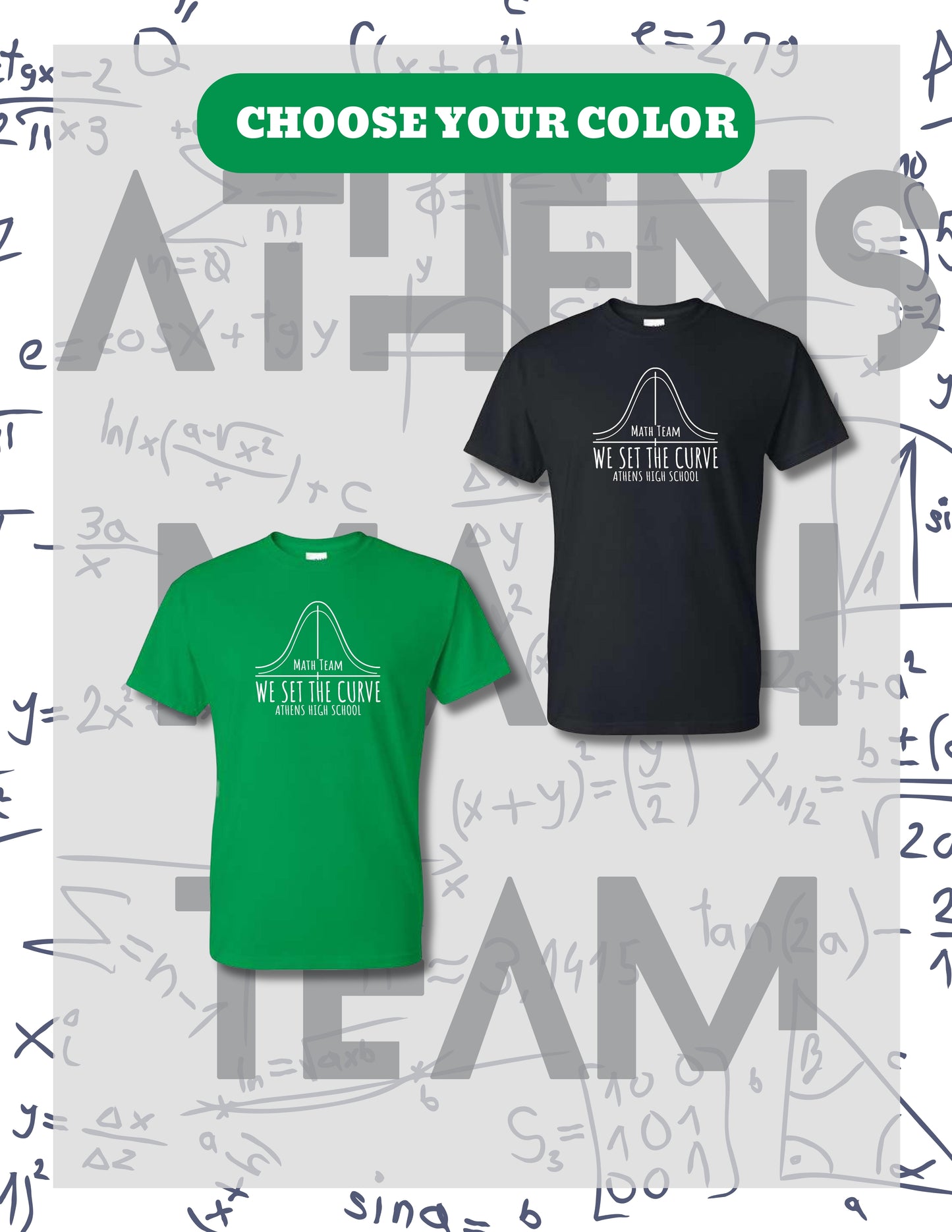 AHS MATH TEAM UNISEX TSHIRT (P.8000)