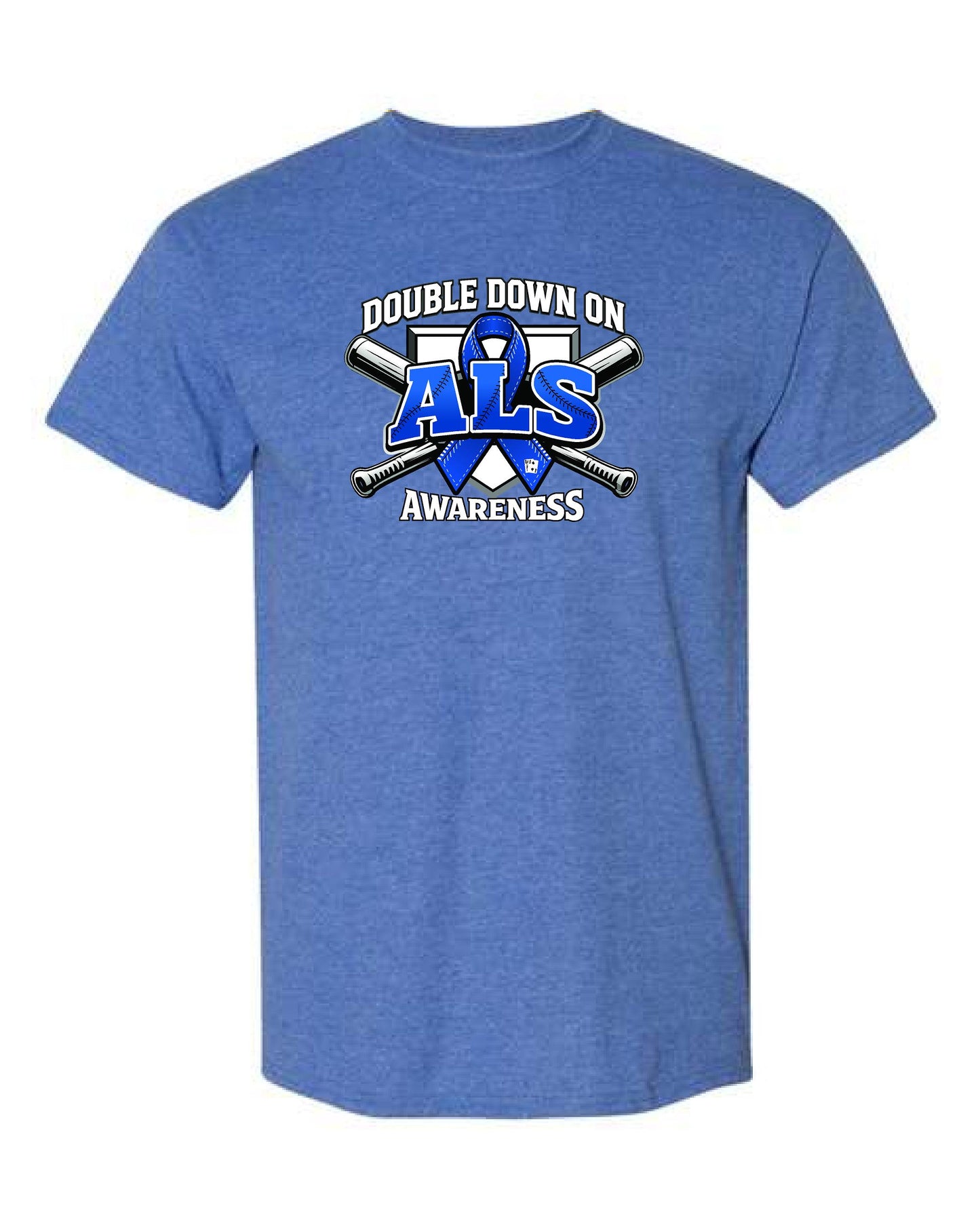 DOUBLE DOWN ON ALS Unisex T-shirt (P.8000/8000B)