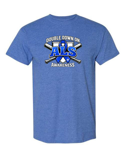 DOUBLE DOWN ON ALS Unisex T-shirt (P.8000/8000B)
