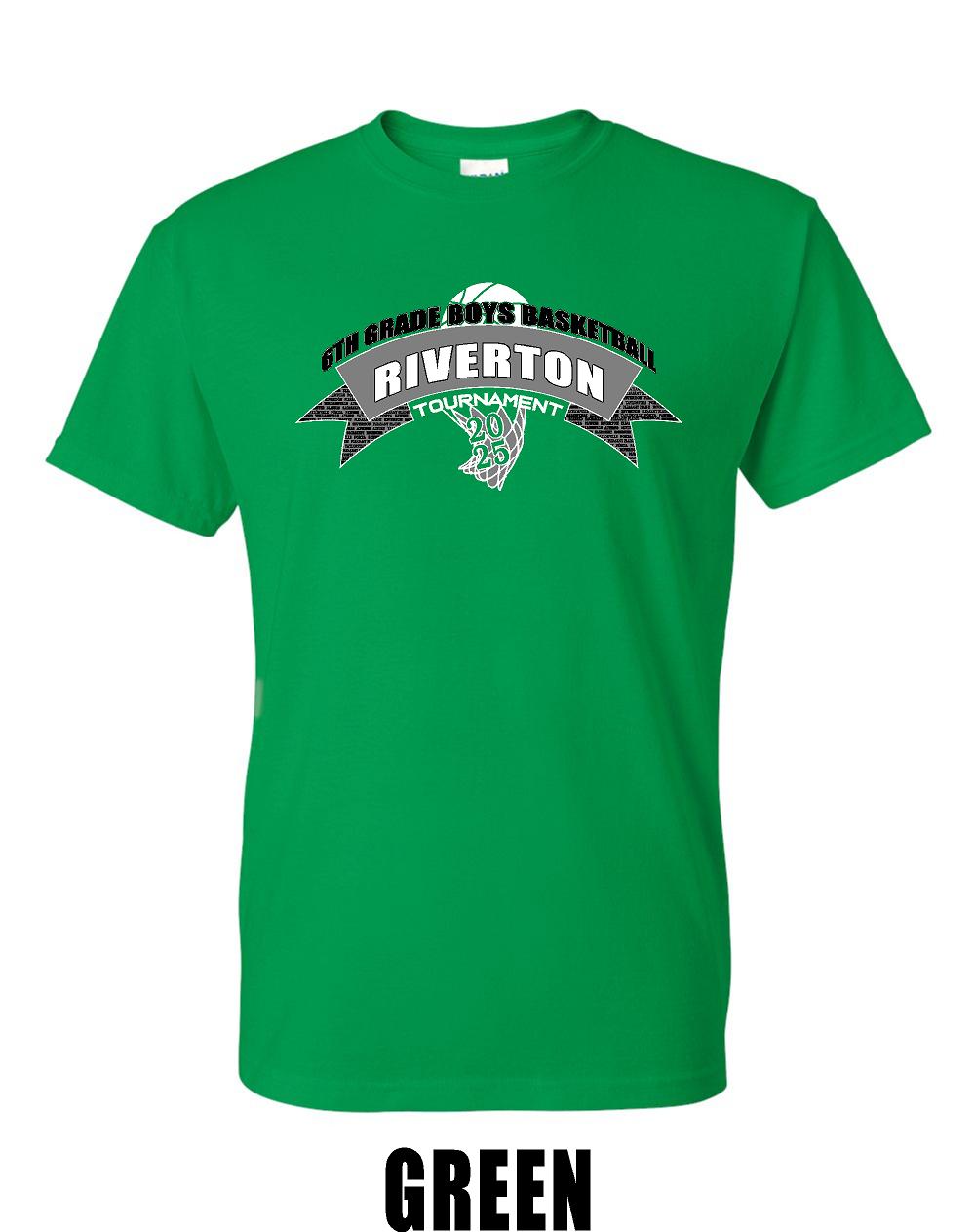 6TH GRADE BOYS BASKETBALL RIVERTON TOURNAMENT T-Shirt (P.8000)