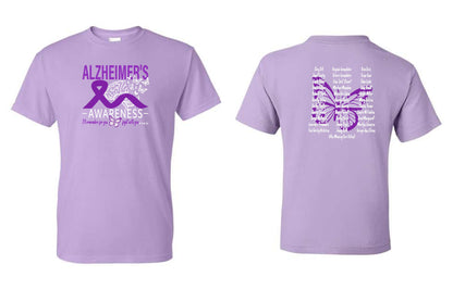 Alzheimer's Disease Awareness Tribute Unisex Gildan T-shirt (P.8000)