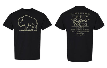 IN MEMORY OF TIMOTHY "BUFFALO" YOUNG Unisex T-shirt (P.8000)