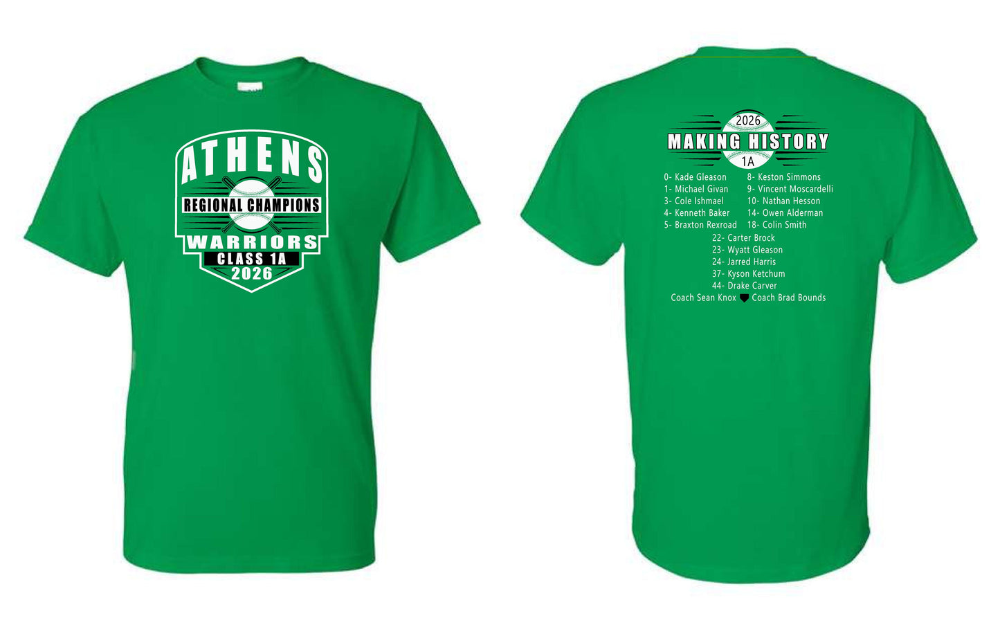 AHS BASEBALL REGIONAL CHAMPS COLLECTION