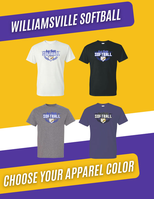 Williamsville Softball Unisex T-shirt (P.8000)