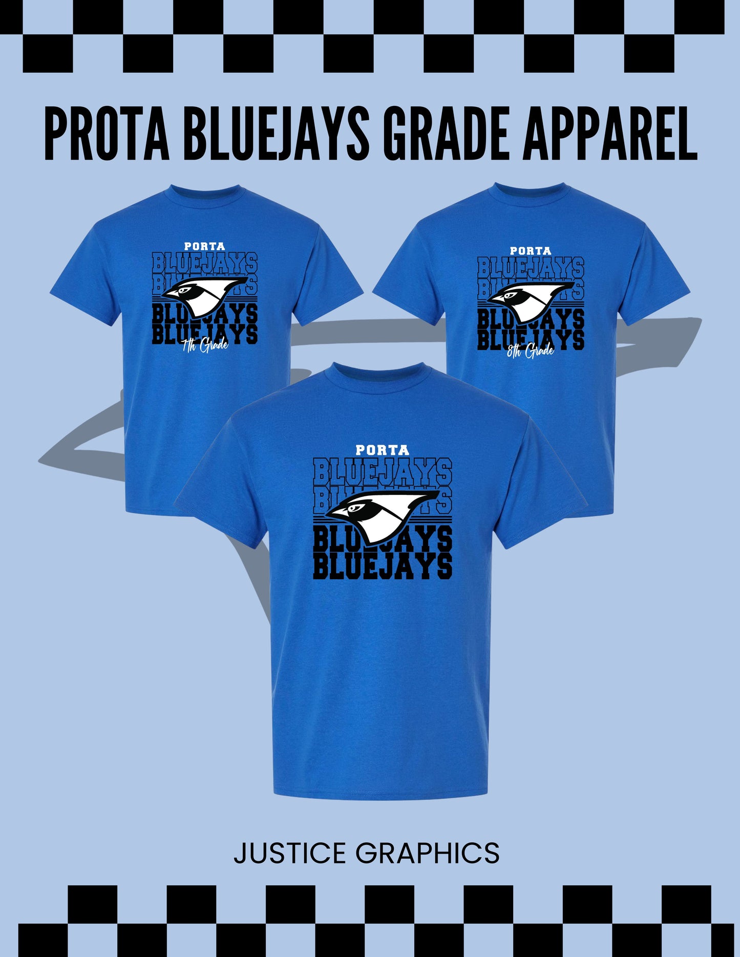 Porta Jr. High Grade T-Shirt (P.8000)