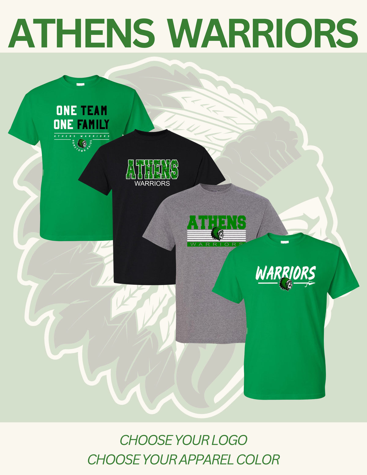 ATHENS BOOSTERS UNISEX TSHIRT (P.8000)