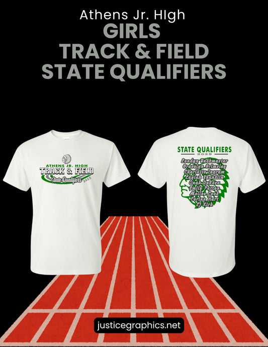 AJHS GIRLS TRACK & FIELD STATE QUALIFIERS UNISEX T-Shirt (P.8000)