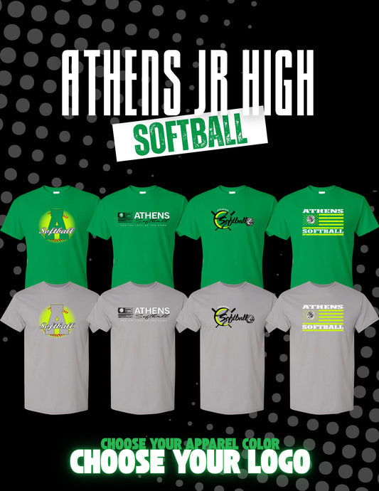 ATHENS JUNIOR HIGH SOFTBALL YOUTH/UNISEX TSHIRT (P.8000/8000B)