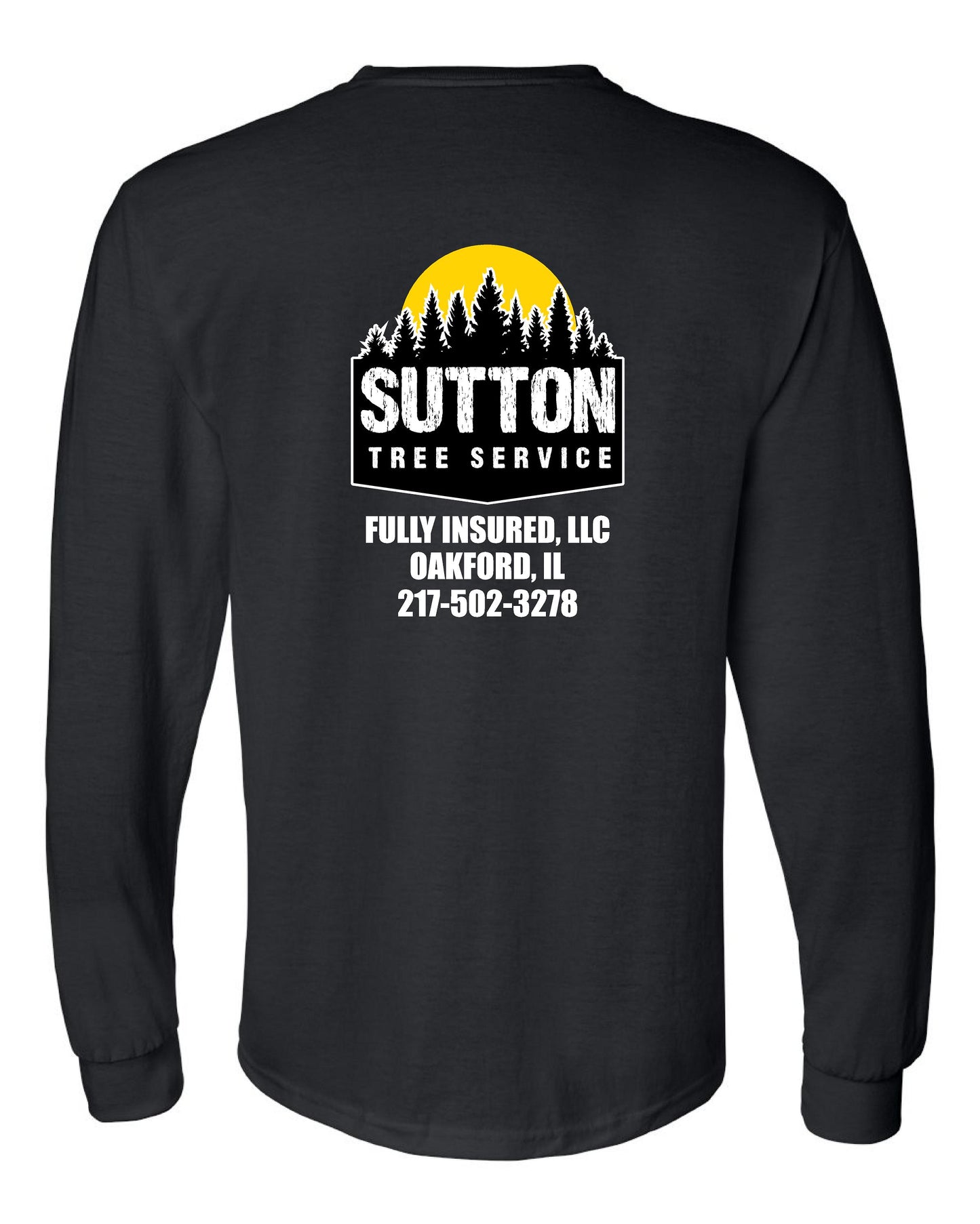 Sutton Tree Service UNISEX Long Sleeve T-Shirt (P.8400/5400B)