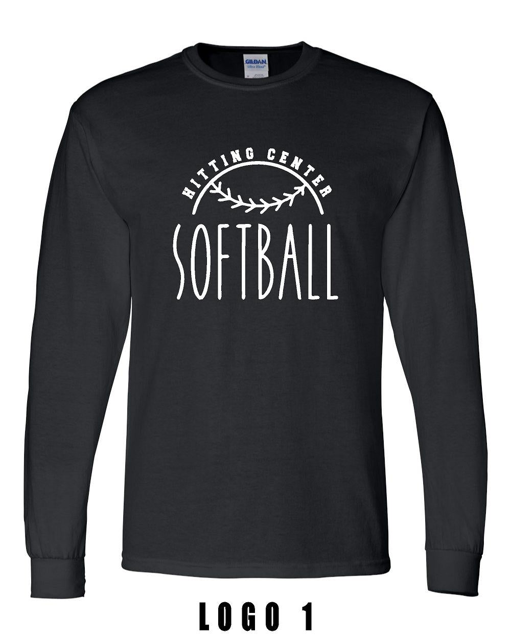 Hitting Center Softball Unisex Long Sleeve T-Shirt (P.8400)