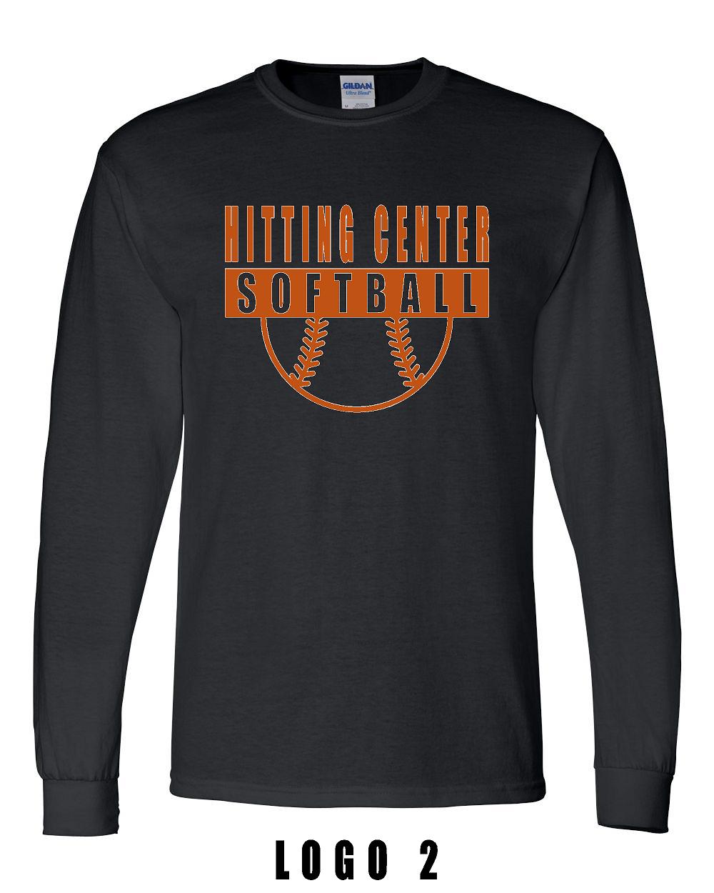 Hitting Center Softball Unisex Long Sleeve T-Shirt (P.8400)