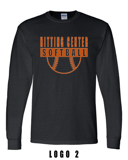 Hitting Center Softball Unisex Long Sleeve T-Shirt (P.8400)