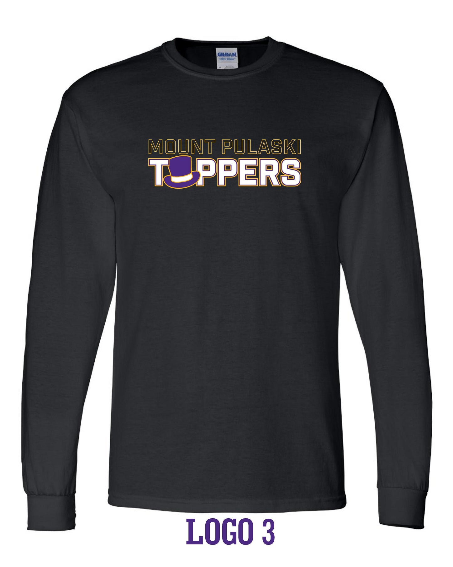 Mount Pulaski Toppers Unisex Long Sleeve T-Shirt (P.8400/5400B)