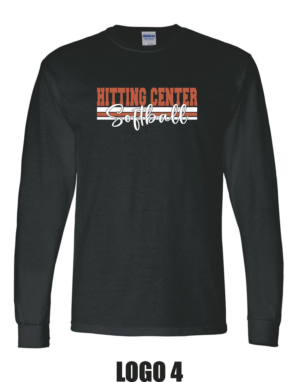 Hitting Center Softball Unisex Long Sleeve T-Shirt (P.8400)