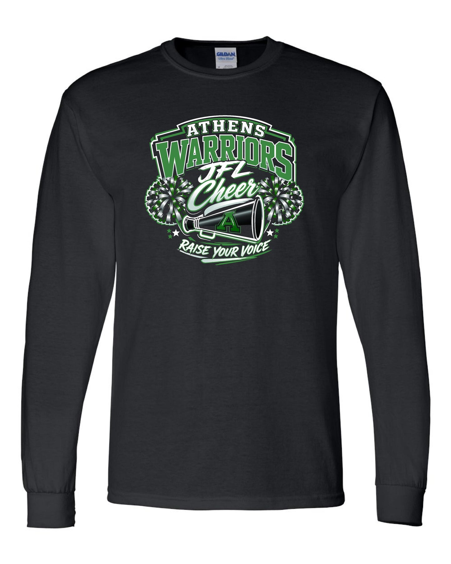 Athens JFL Cheer Unisex Long Sleeve T-Shirt (P.8400/5400B)