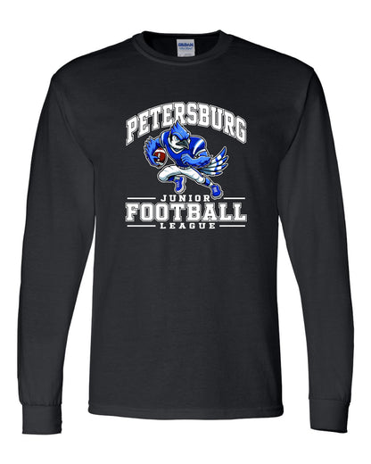 Petersburg Junior Football League Unisex Gildan Long Sleeve (P.8400/5400B)