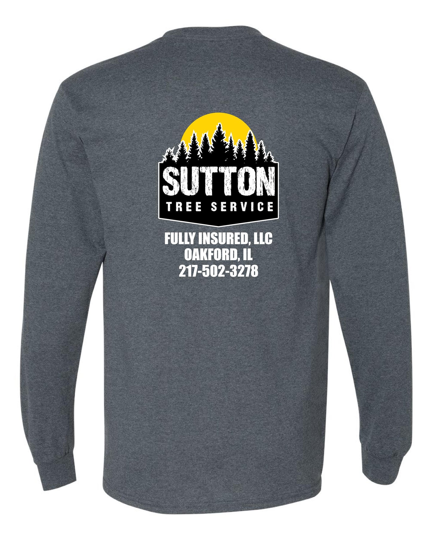 Sutton Tree Service UNISEX Long Sleeve T-Shirt (P.8400/5400B)