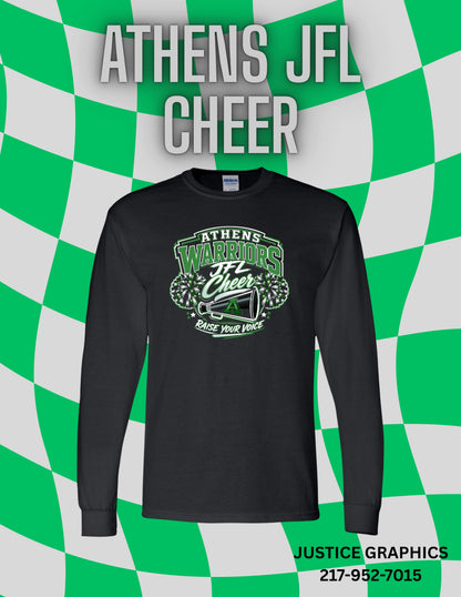 Athens JFL Cheer Unisex Long Sleeve T-Shirt (P.8400/5400B)