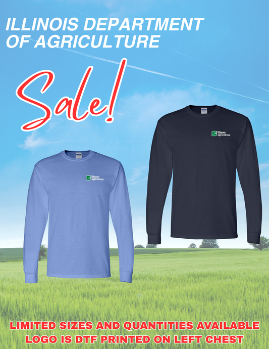 Illinois Department of Agriculture SALE UNISEX Long Sleeve T-Shirt (P.8400)