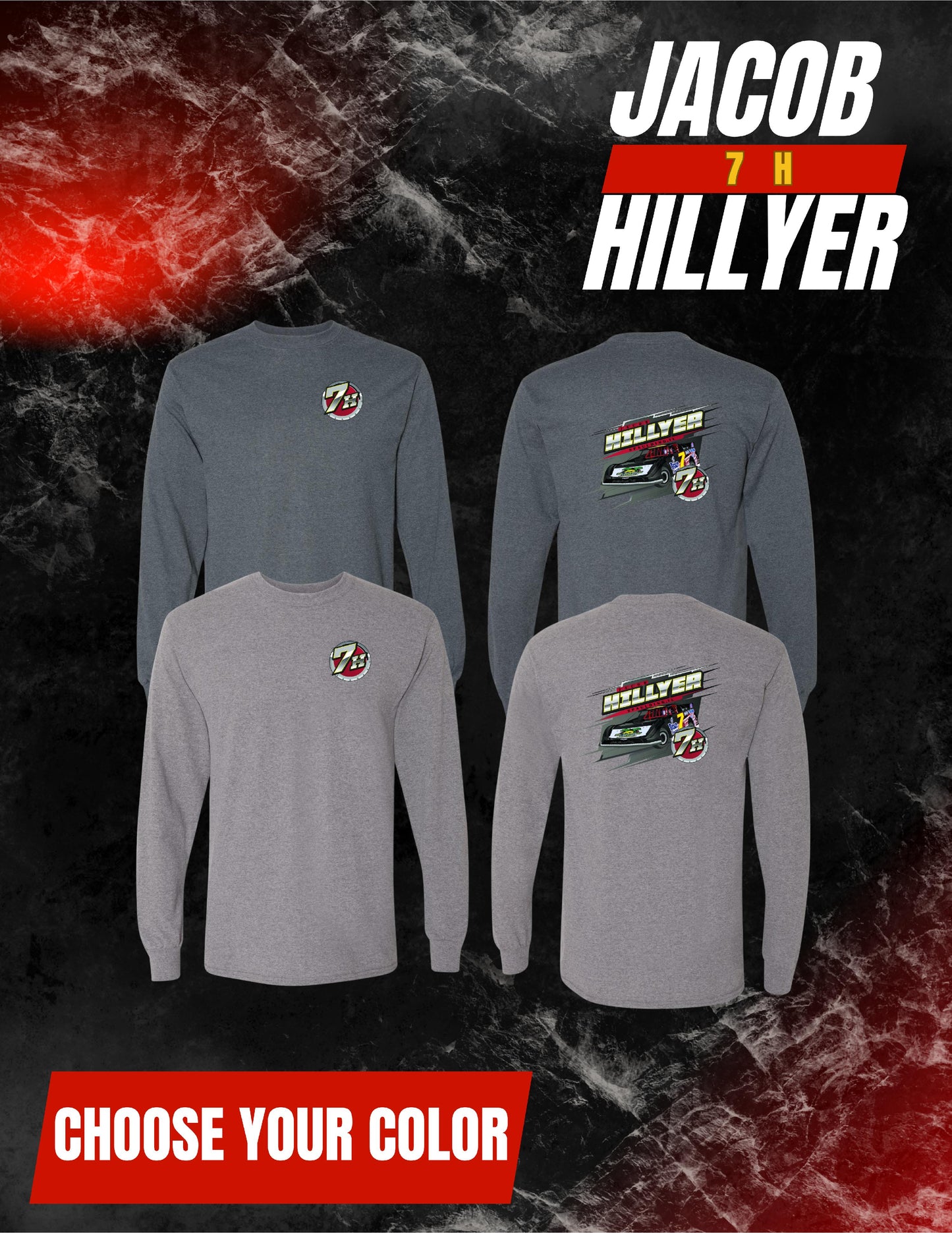 Jacob Hillyer 7H Unisex Long Sleeve T-Shirt (P.8400/5400B)