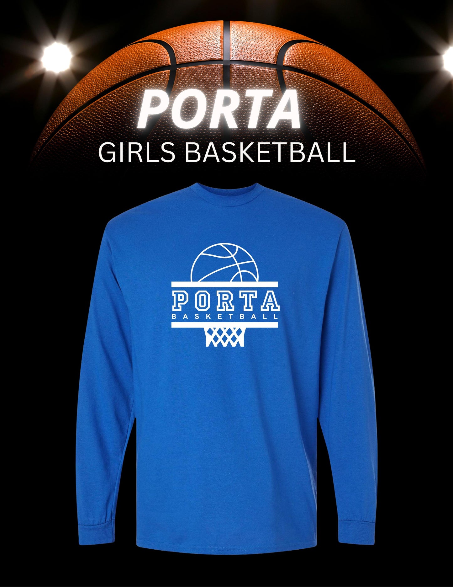 PORTA GIRLS BASKETBALL UNISEX LONG SLEEVE (P.8400/5400B)
