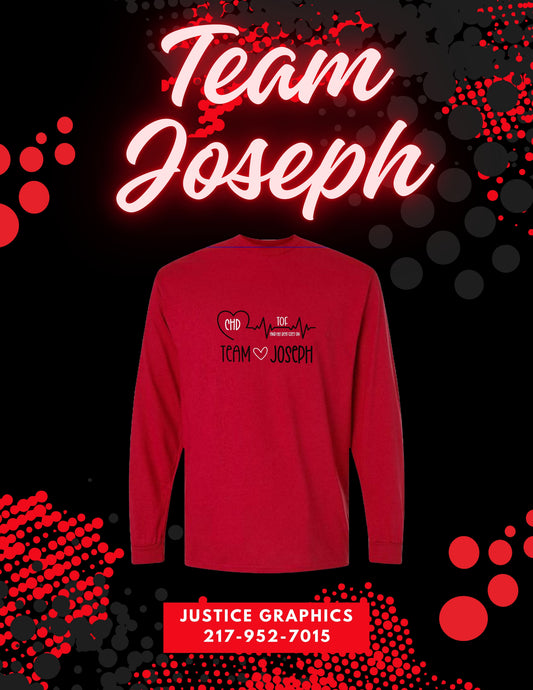 Team Joseph Unisex Long Sleeve T-Shirt (P.8400/5400B)