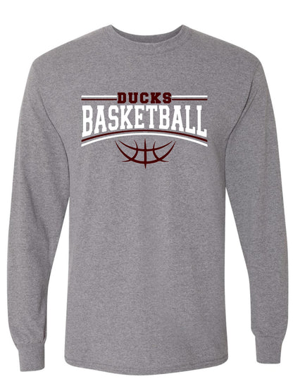 Havana Ducks Jr. High Basketball Gildan Unisex Long Sleeve T-Shirt (P.8400)