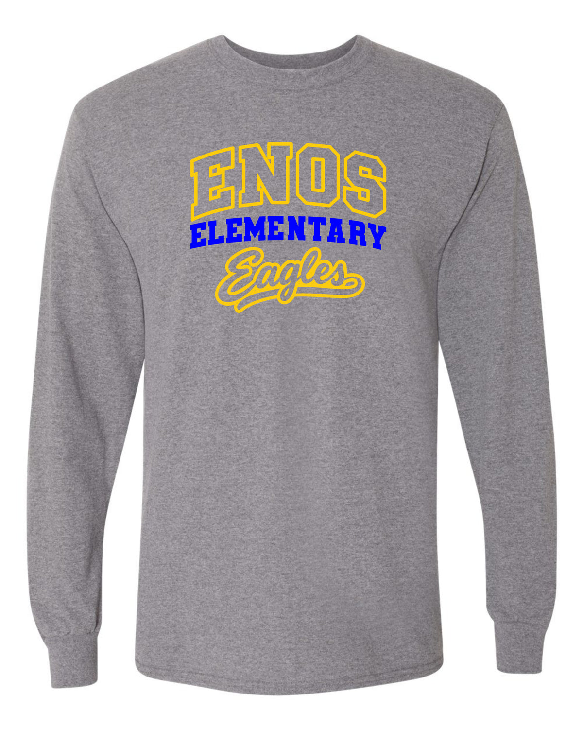 Enos Elementary School Unisex Long Sleeve T-Shirt (P.8400/5400B)