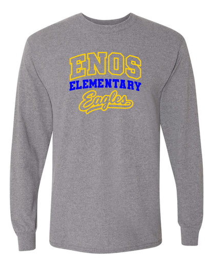 Enos Elementary School Unisex Long Sleeve T-Shirt (P.8400/5400B)