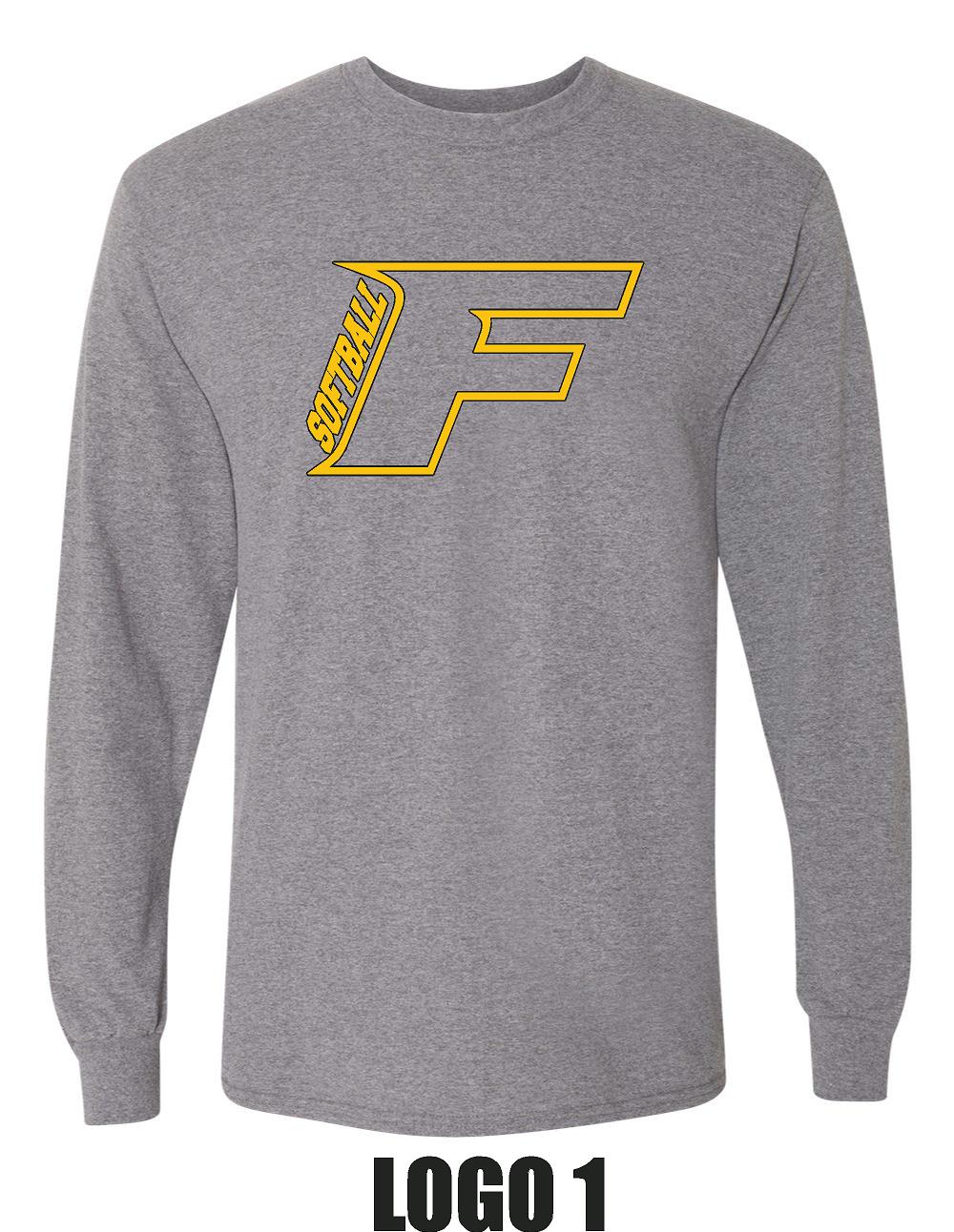 CENTRAL IL LADY FORCE SOFTBALL Long Sleeve T-Shirt (P.8400)