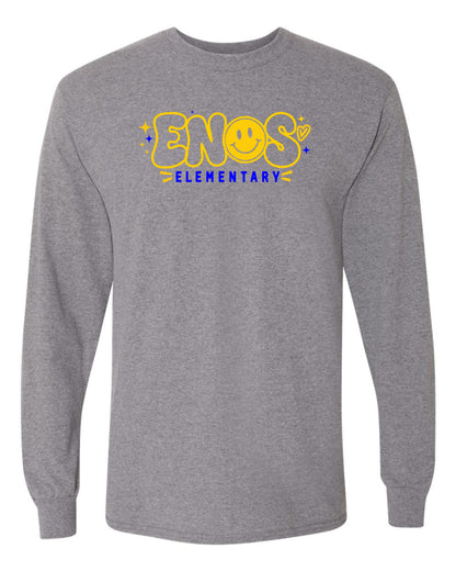 Enos Elementary School Unisex Long Sleeve T-Shirt (P.8400/5400B)