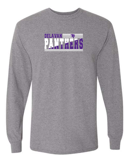 Delavan High School Softball Unisex Long Sleeve T-Shirt (P.8400/5400B)