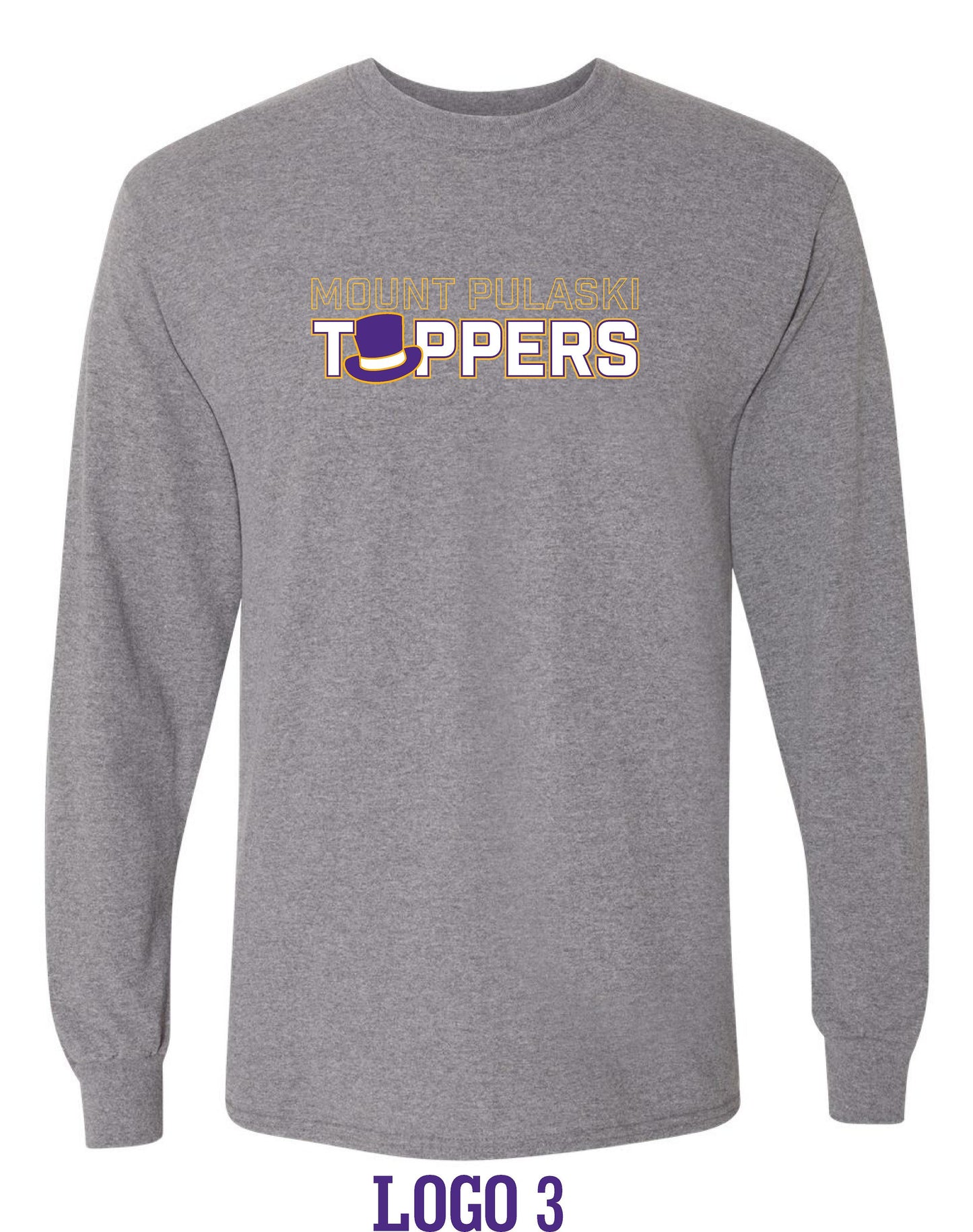 Mount Pulaski Toppers Unisex Long Sleeve T-Shirt (P.8400/5400B)