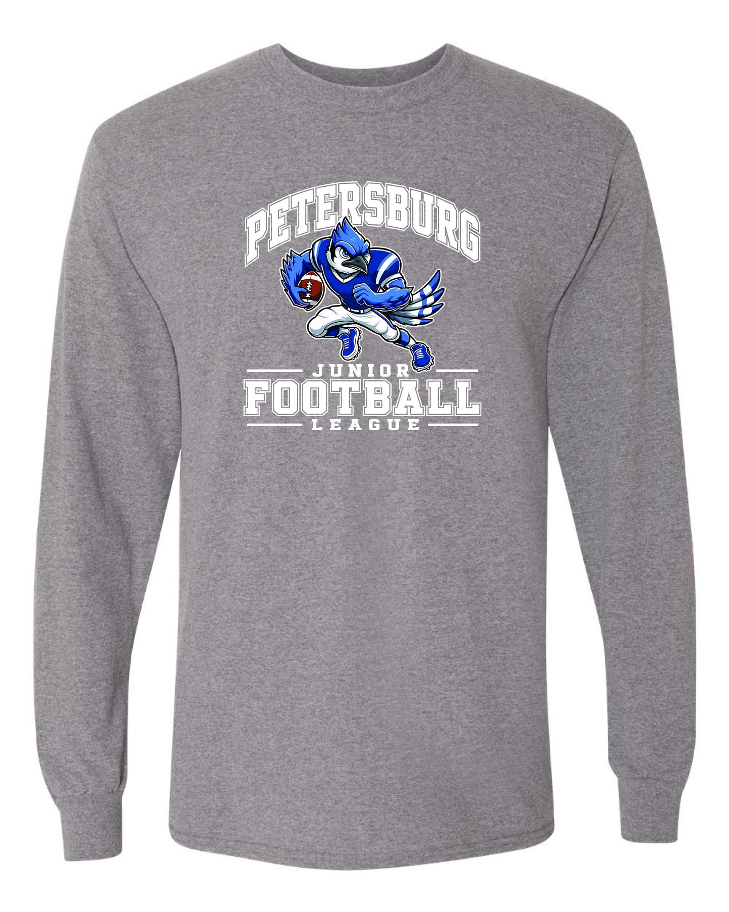 Petersburg Junior Football League Unisex Gildan Long Sleeve (P.8400/5400B)