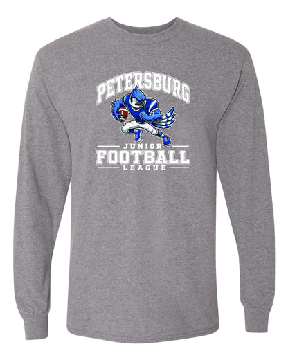 Petersburg Junior Football League Unisex Gildan Long Sleeve (P.8400/5400B)