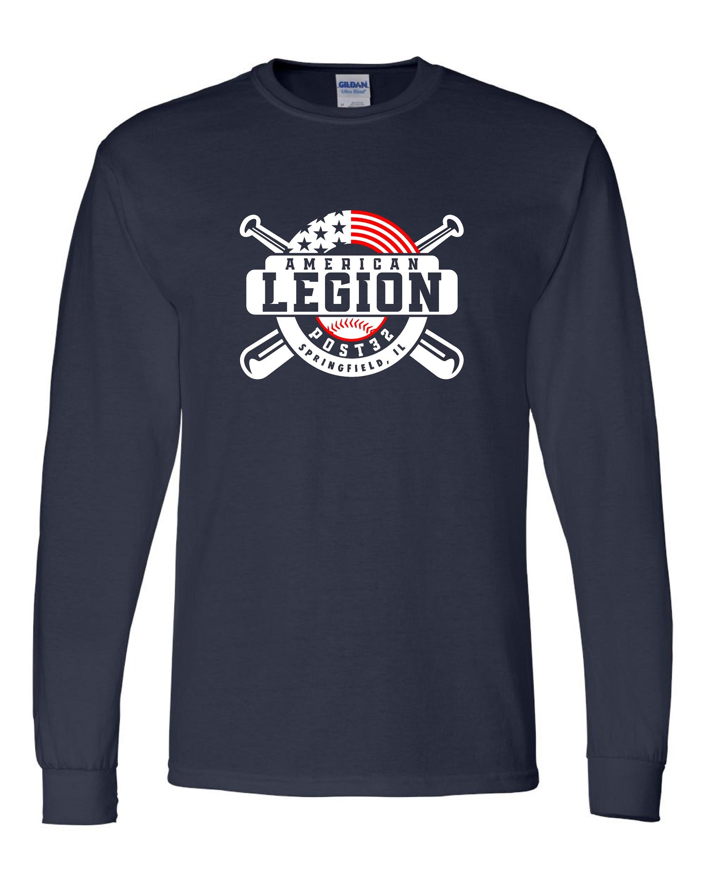 American Legion Post 32 Baseball Unisex Long Sleeve T-Shirt (P.8400/5400B)