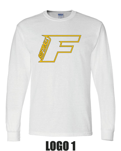 CENTRAL IL LADY FORCE SOFTBALL Long Sleeve T-Shirt (P.8400)