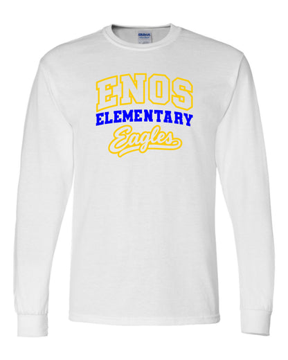 Enos Elementary School Unisex Long Sleeve T-Shirt (P.8400/5400B)