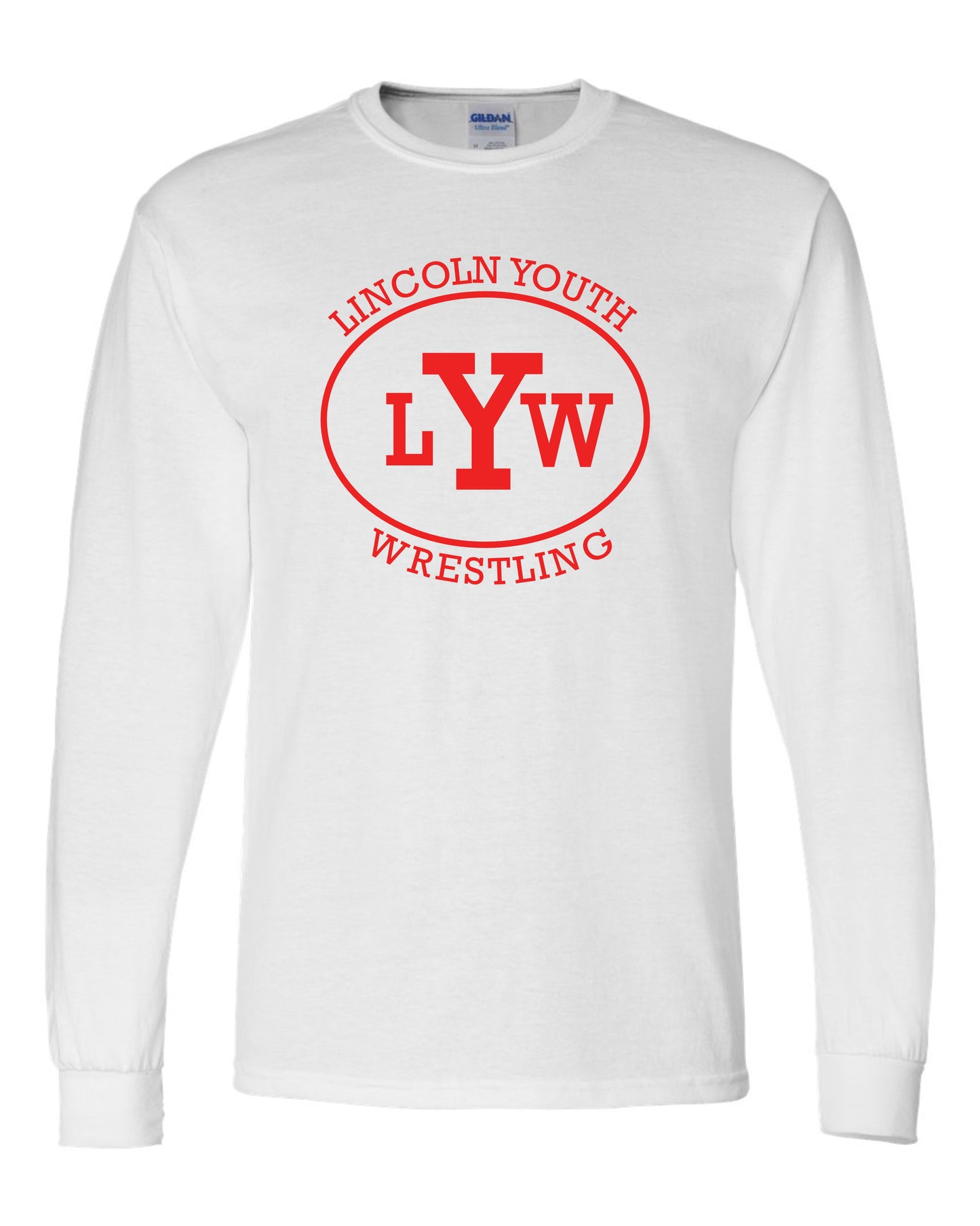 Lincoln Youth Wrestling UNISEX Long Sleeve T-Shirt (P.8400/5400B)