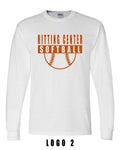 Hitting Center Softball Unisex Long Sleeve T-Shirt (P.8400)