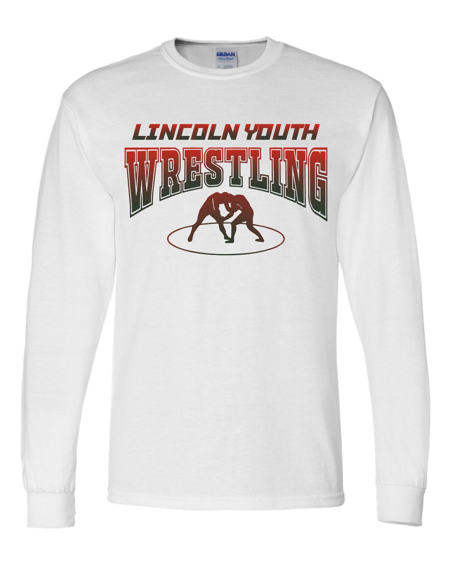 Lincoln Youth Wrestling UNISEX Long Sleeve T-Shirt (P.8400/5400B)