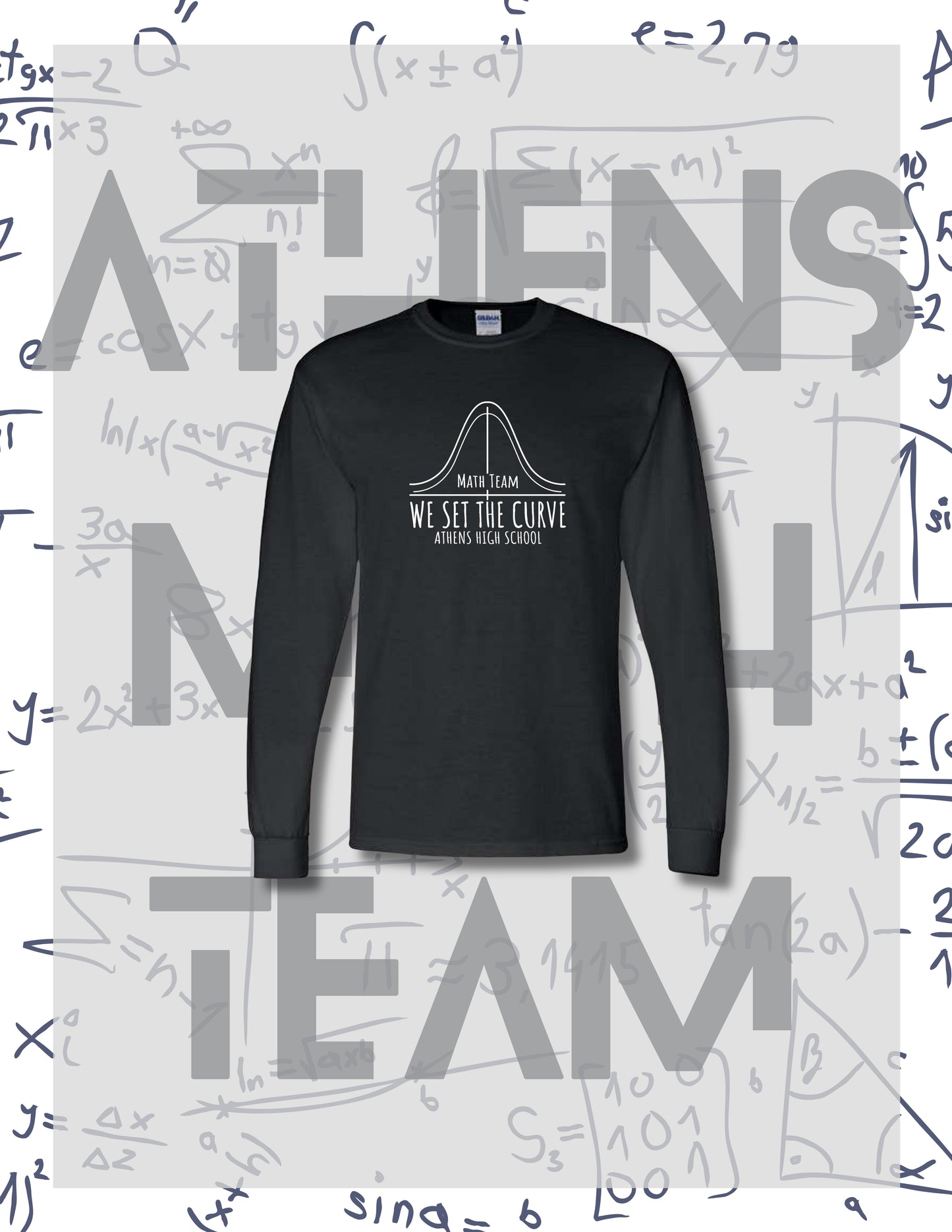 AHS MATH TEAM UNISEX LONG SLEEVE (P.8400)